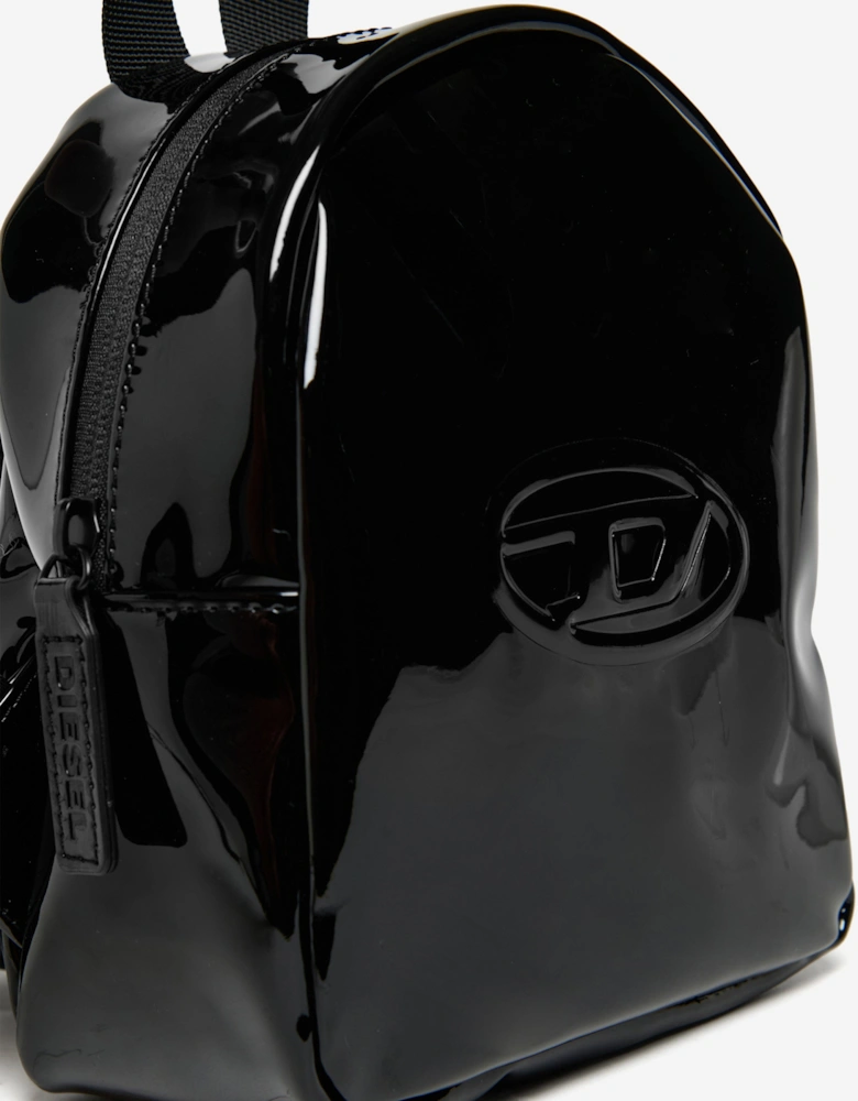 Girls Embossed Logo Backpack in Black (18cm)