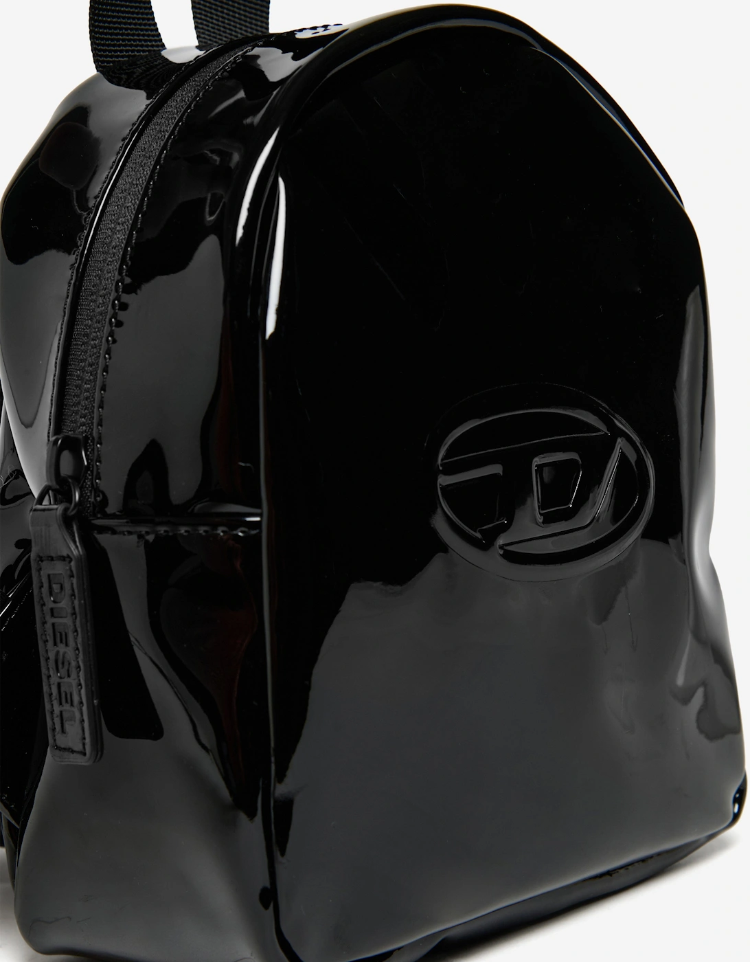 Girls Embossed Logo Backpack in Black (18cm)