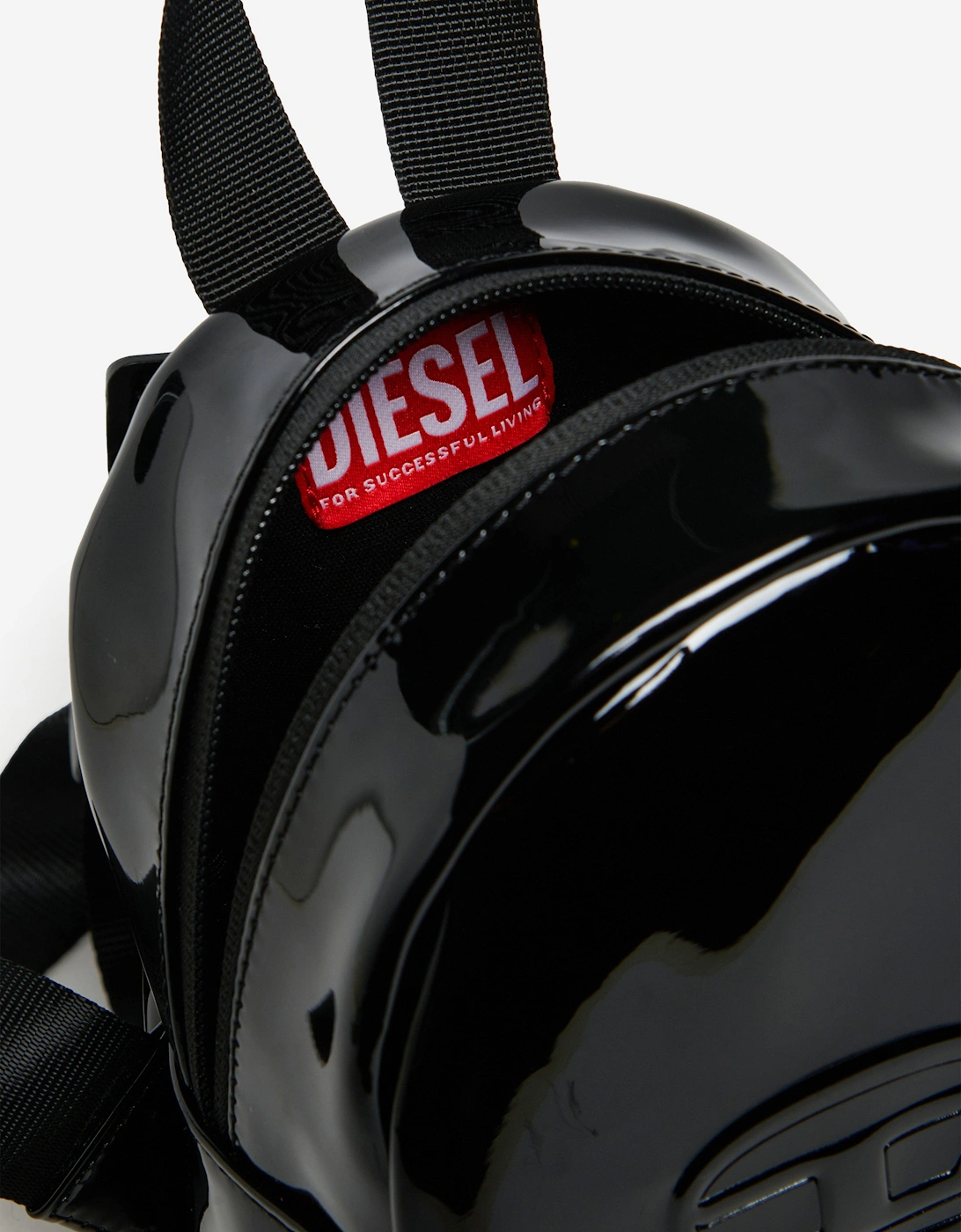 Girls Embossed Logo Backpack in Black (18cm)