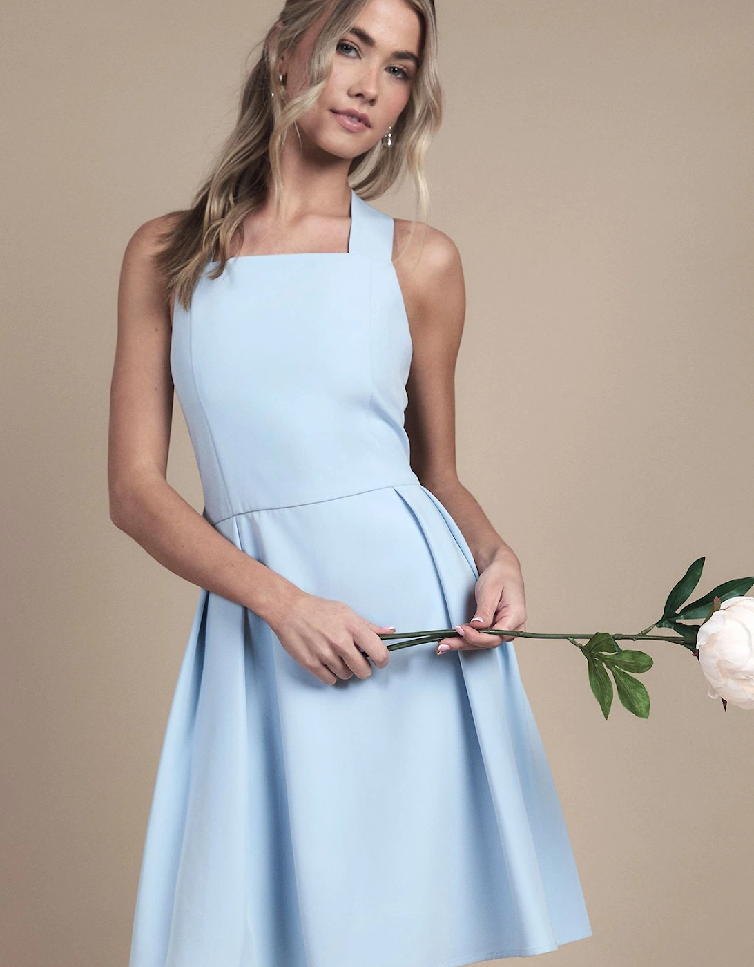 Teen Bow Back Mini Dress, 2 of 1