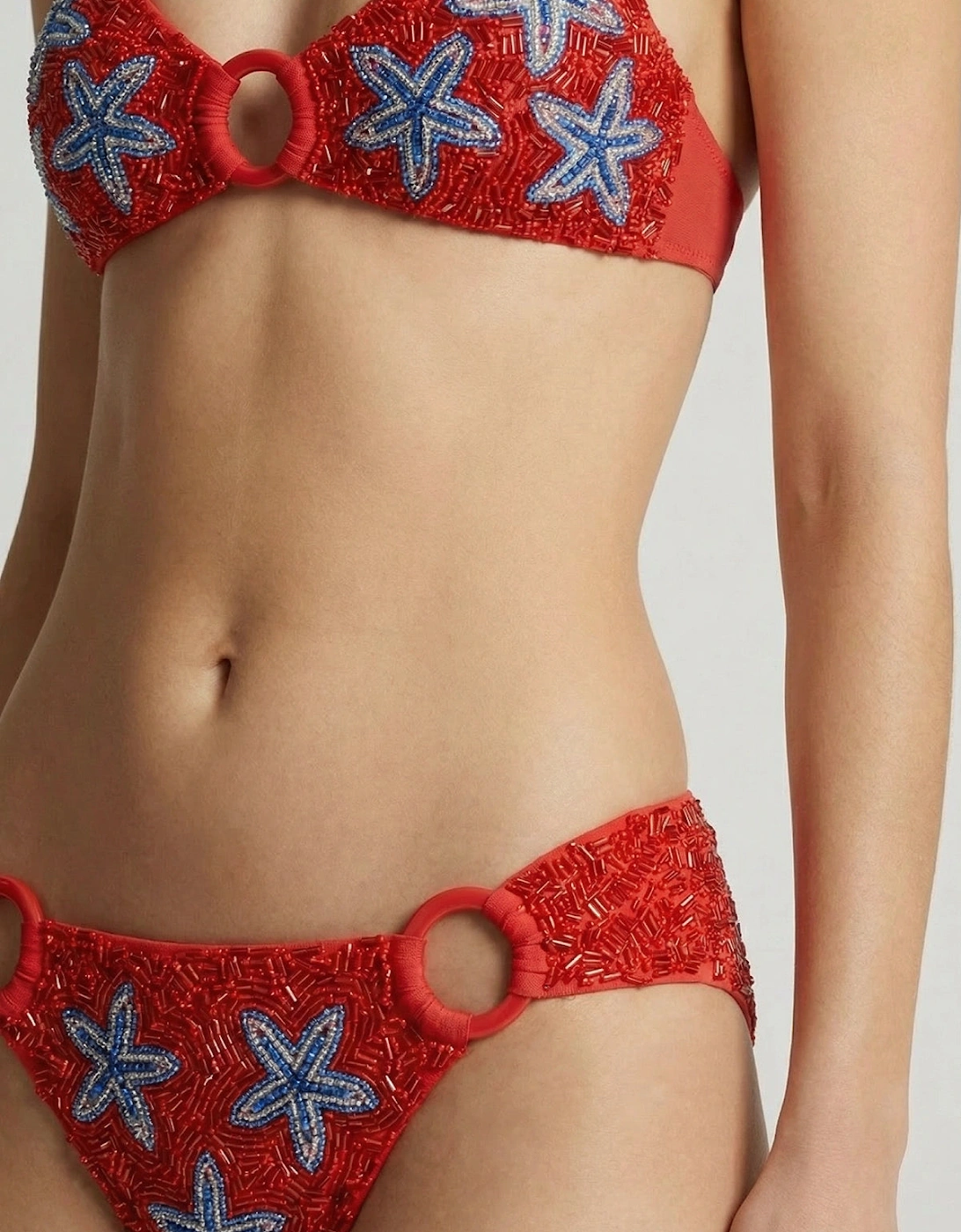 Mia Marina Red Bikini Top