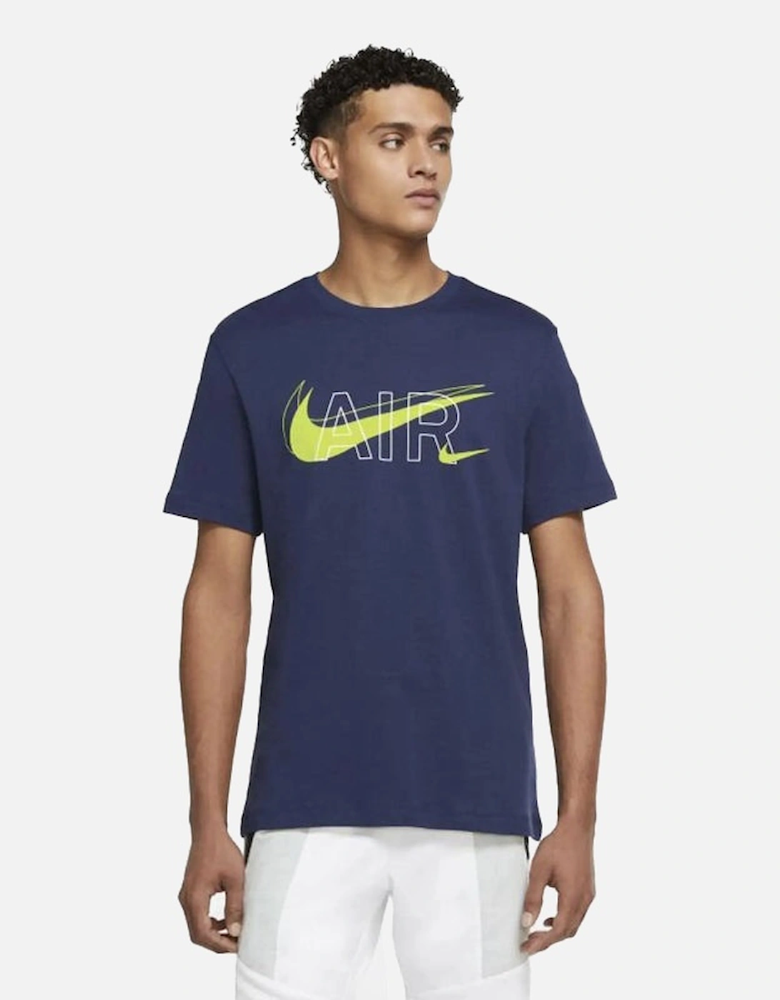 Air Double Swoosh T-Shirt Navy, 4 of 3