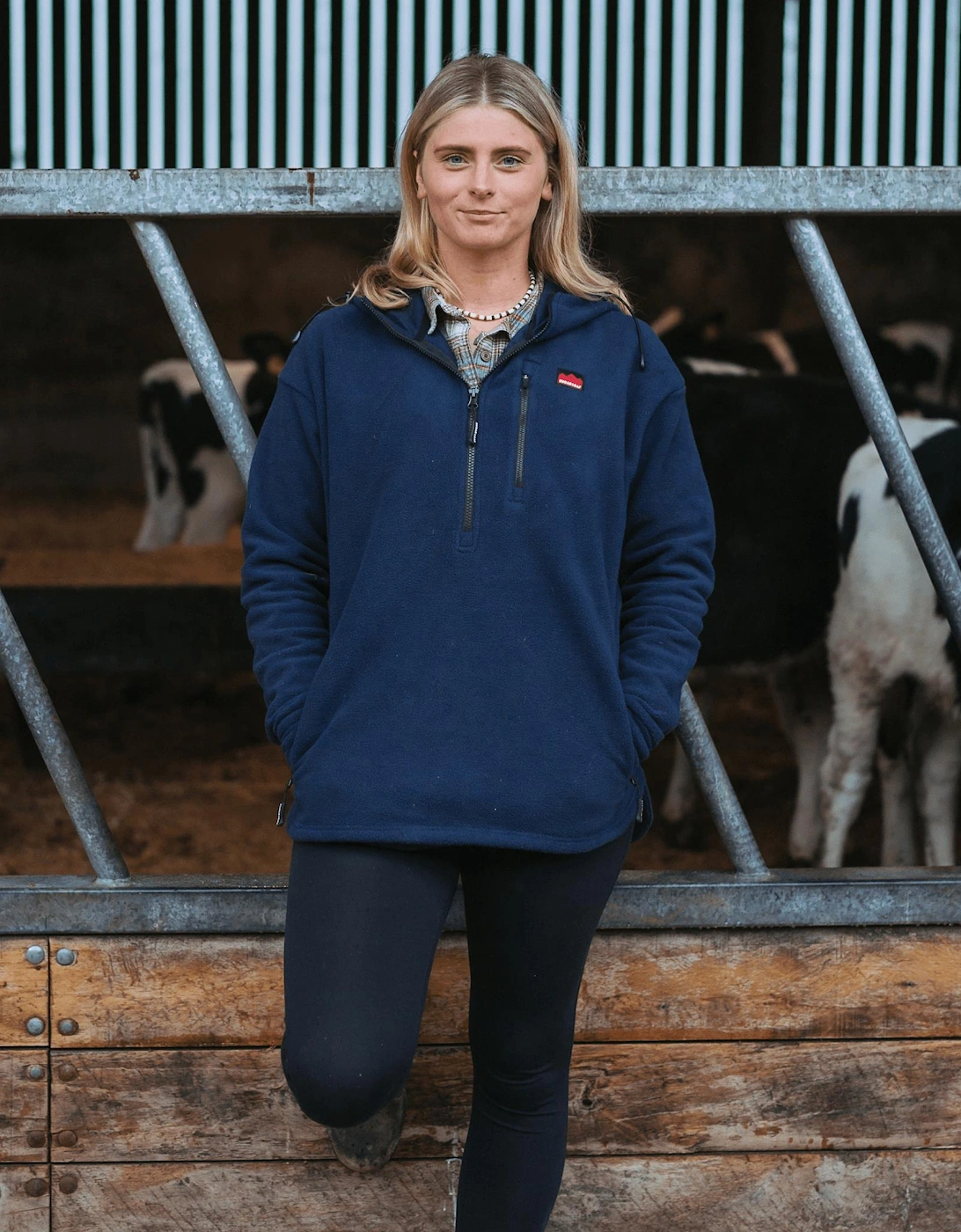 Shepherd Polar Fleece Hoodie - Navy