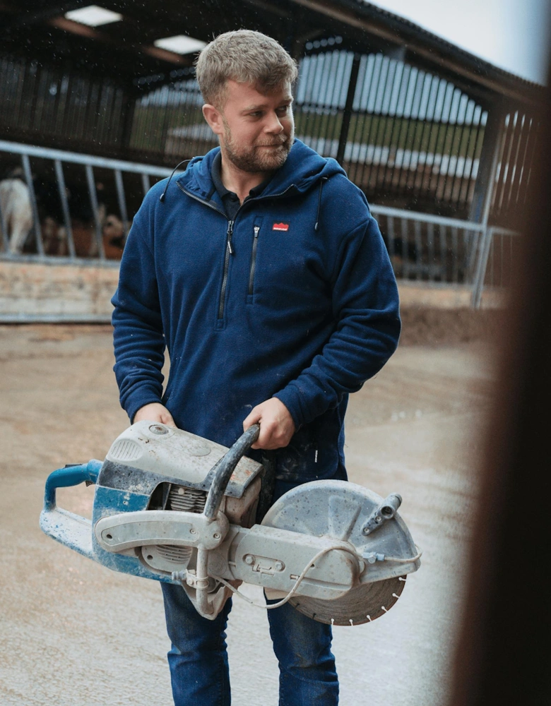 Shepherd Polar Fleece Hoodie - Navy