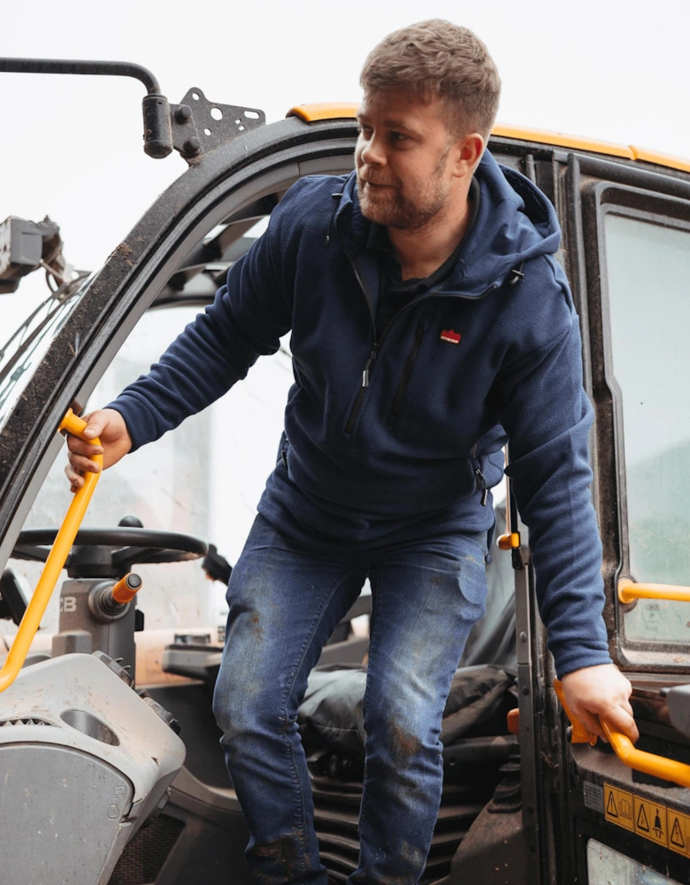 Shepherd Polar Fleece Hoodie - Navy