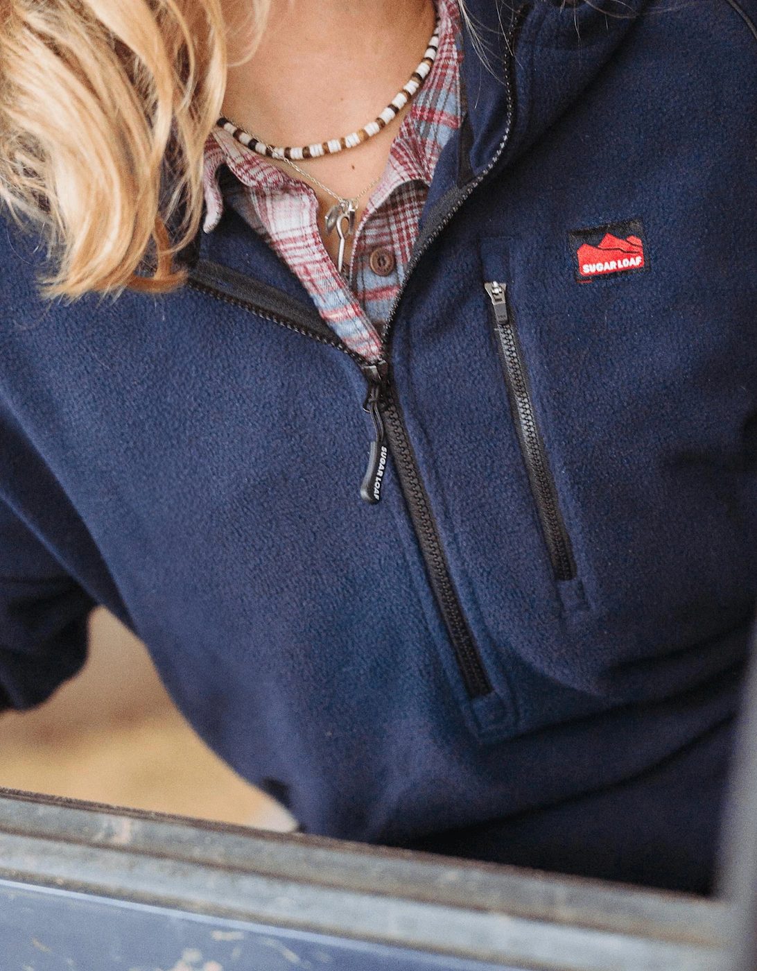 Shepherd Polar Fleece Hoodie - Navy