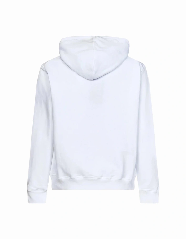 Cool Fit Bob Marley Logo Hoodie in White