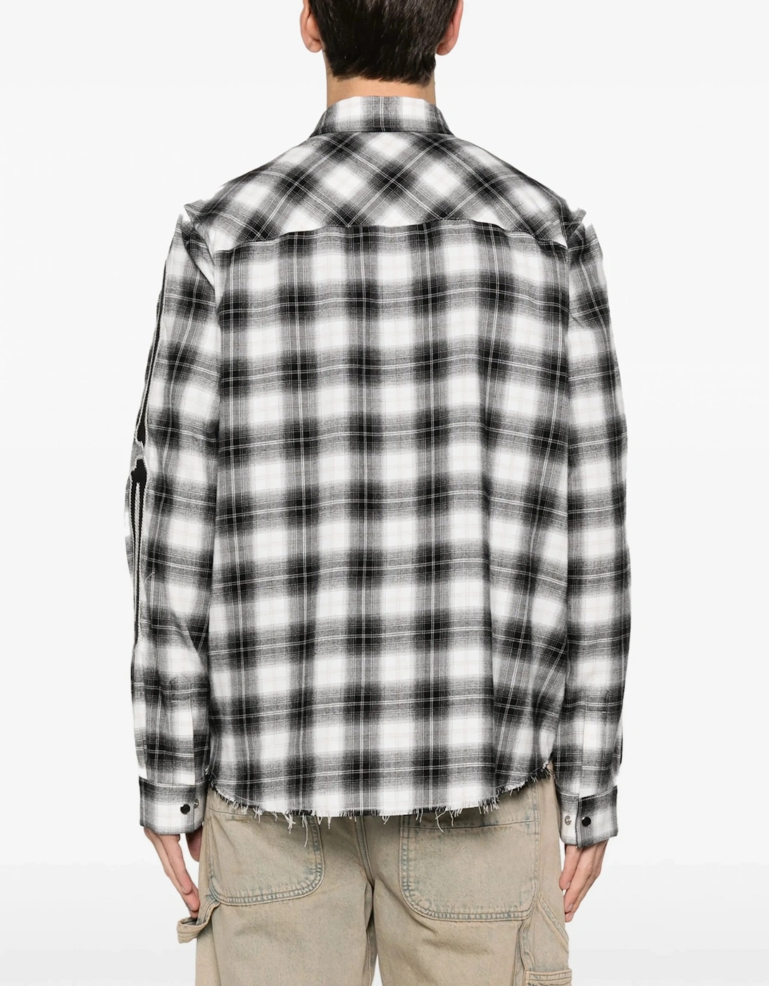 Bones Flannel Overshirt Black