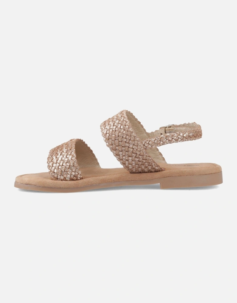 Helene Sandal Leather Women's Bronze Standard Sandals