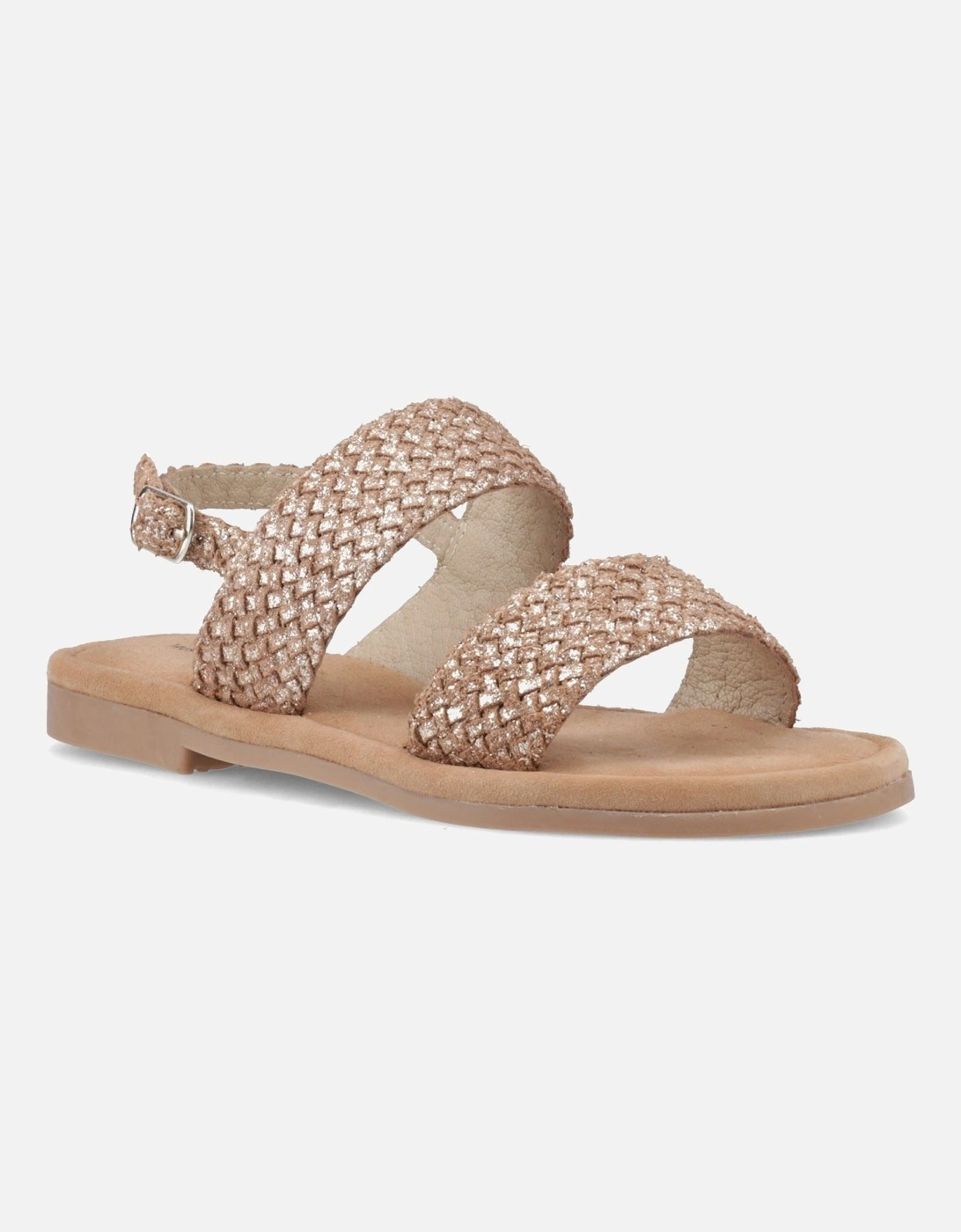 Helene Sandal Leather Women's Bronze Standard Sandals, 6 of 5