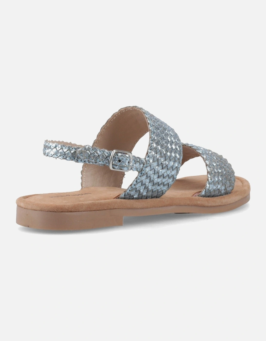 Helene Sandal Leather Women's Blue Standard Sandals