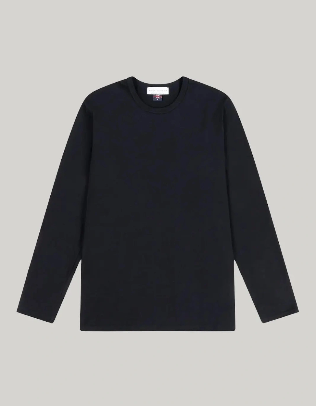 Bevis Long Sleeve Cotton t-shirt -Black, 3 of 2