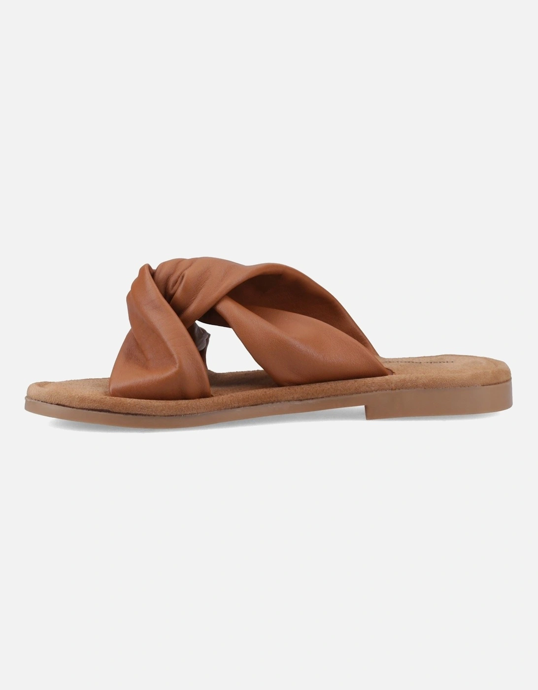 Amy Wide Fit Leather Women's Tan Standard Sandals