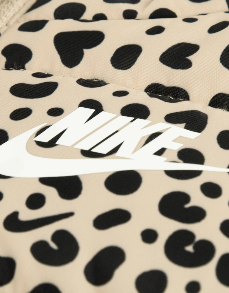 Girls Wild Warmth 3 Piece Vest Set in Beige