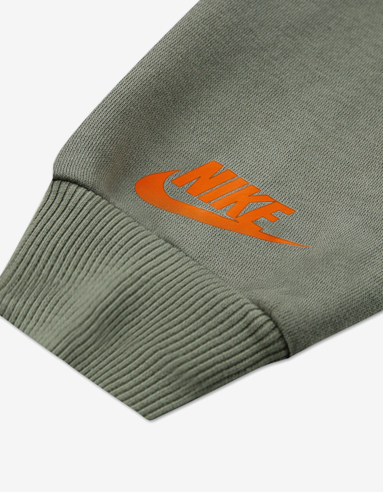 Kids PO Fleece Tracksuit in Green