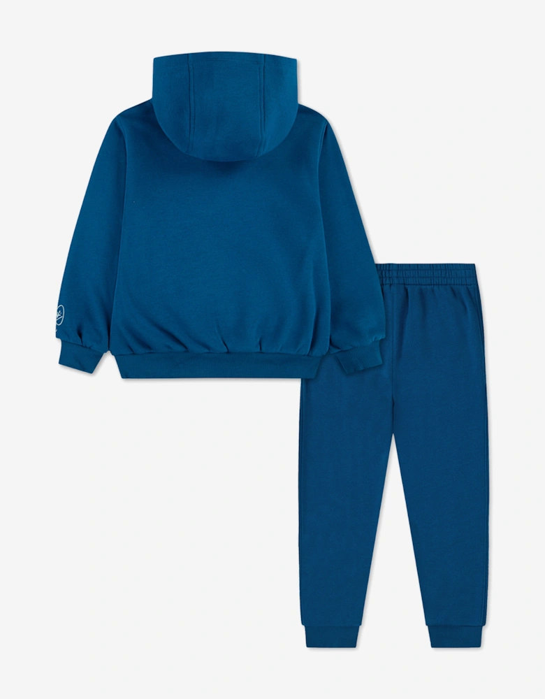 Boys Light Weight Fleece Tracksuit in Green