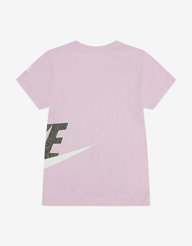 Girls Wild Warmth Graphic T-Shirt in Pink