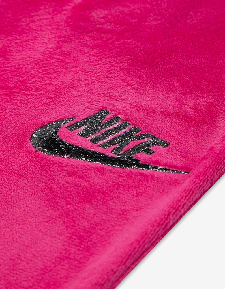 Girls Velour Flare Legging Set in Purple