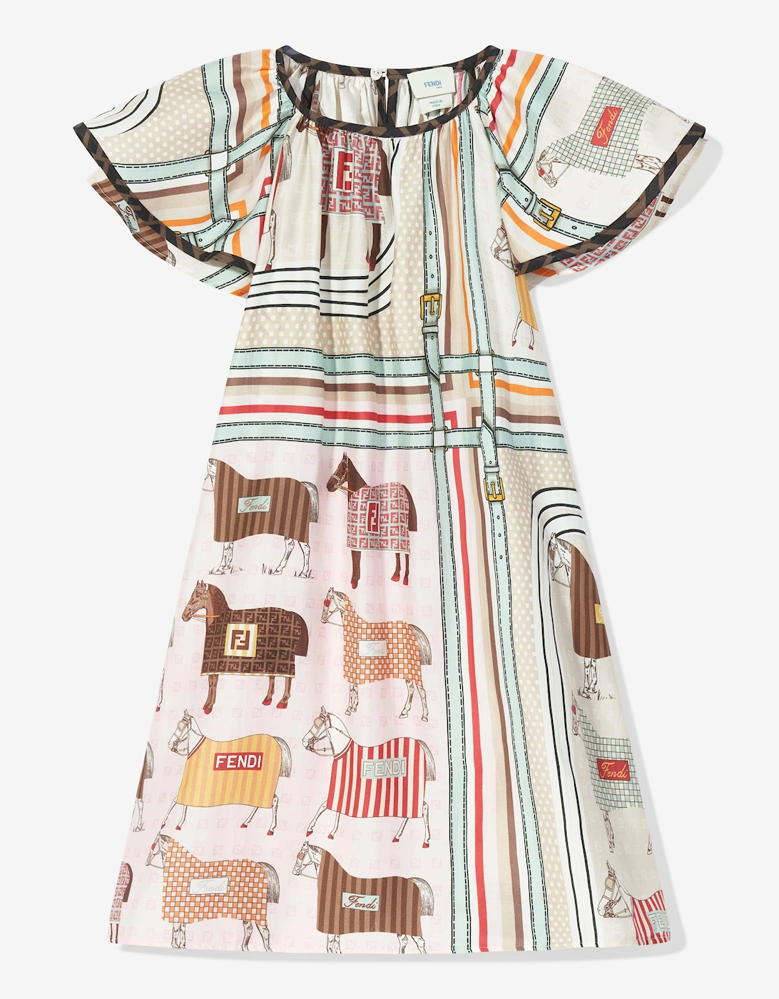 Girls Silk Occasion Dress in Pink, 5 of 4