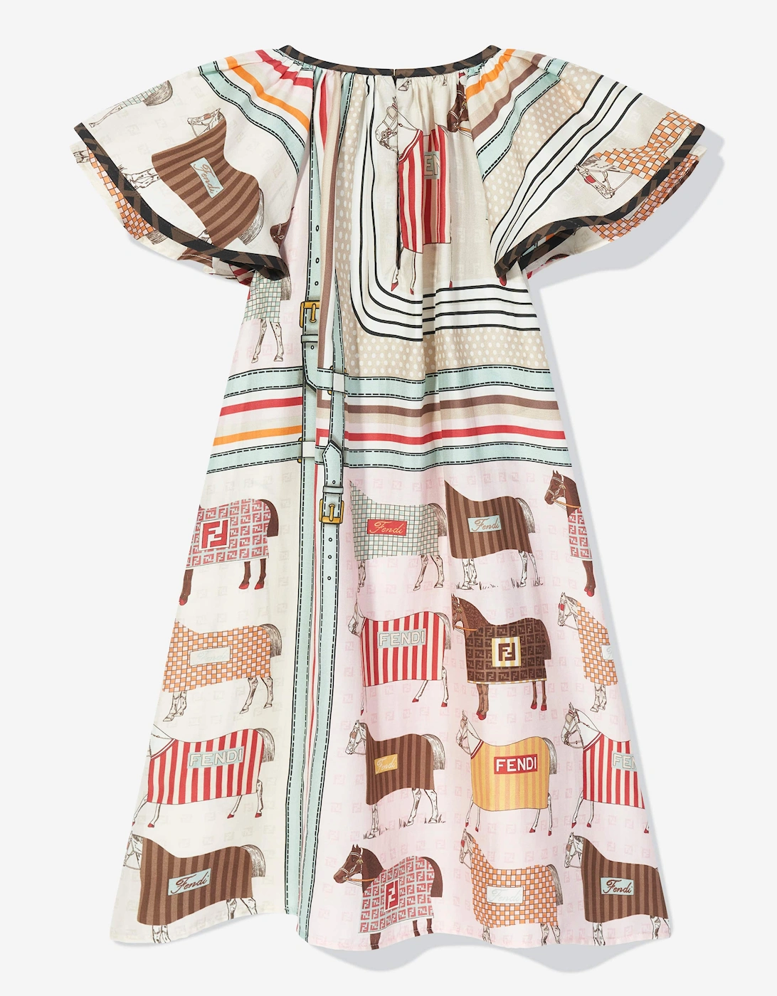 Girls Silk Occasion Dress in Pink