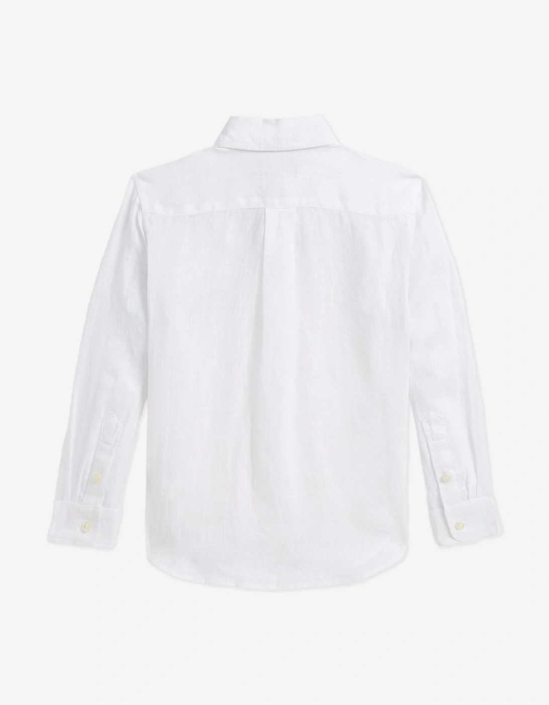 Boys Linen Shirt in White