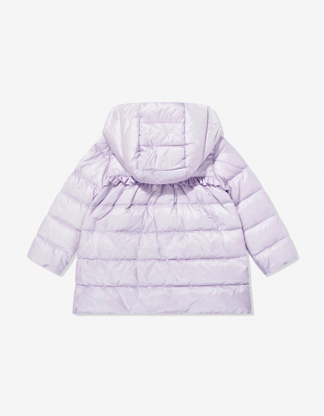 Enfant Baby Girls Down Padded Nevra Long Coat in Purple