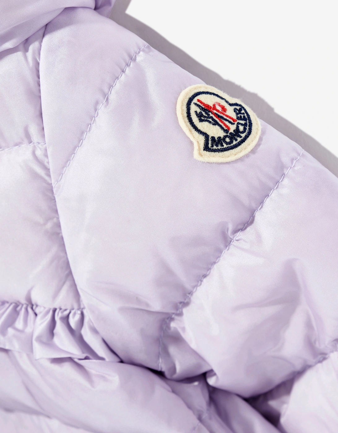 Enfant Baby Girls Down Padded Nevra Long Coat in Purple