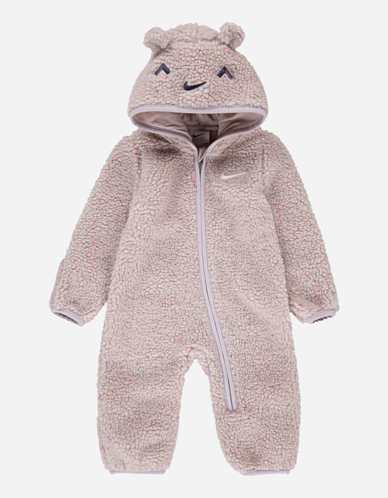 Baby Girls Cozy Comfort Coverall in Purple