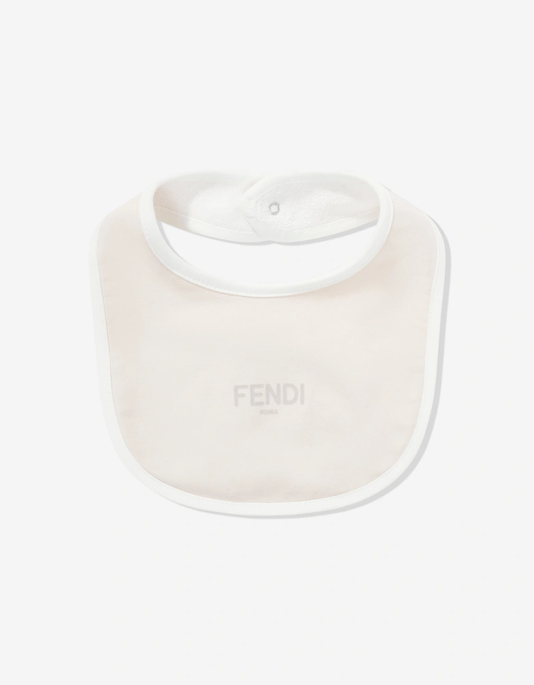 Baby Cotton Romper Set in Beige