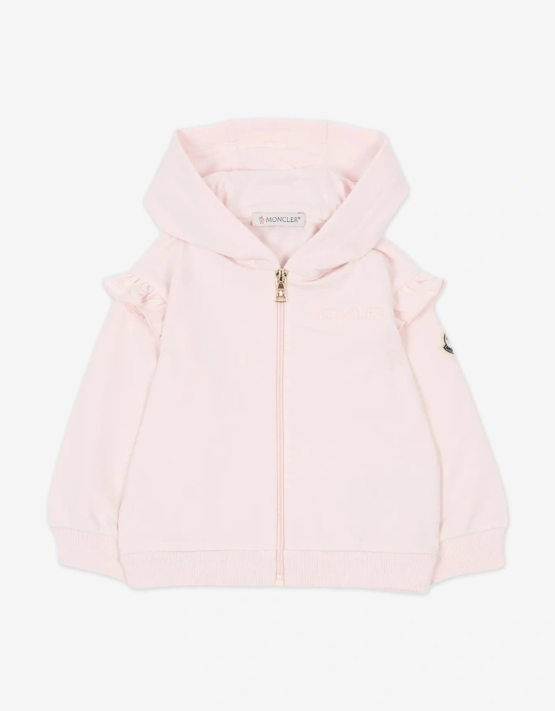 Enfant Baby Girls Ruffle Tracksuit in Pink