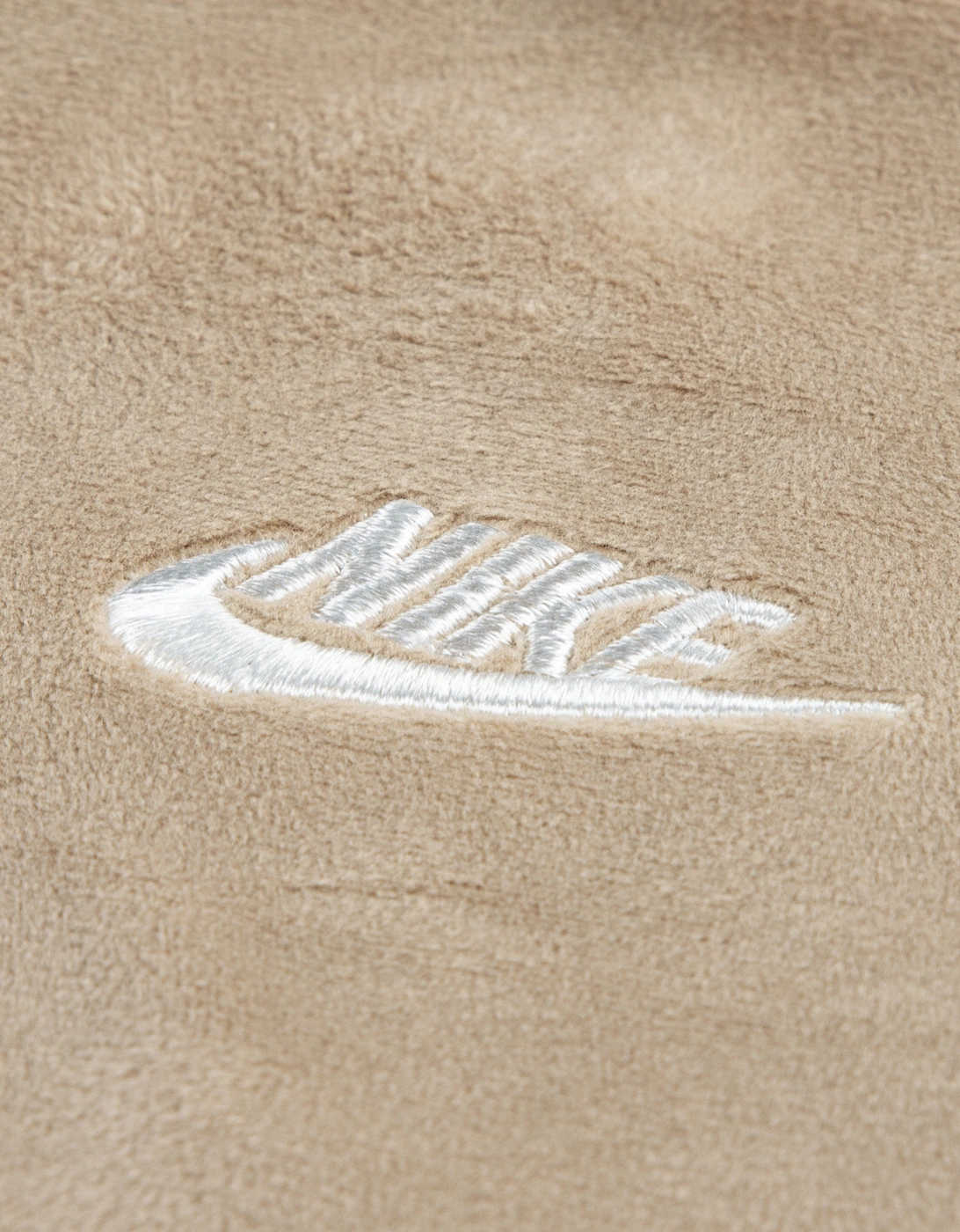 Girls Velour Flare Legging Set in Beige