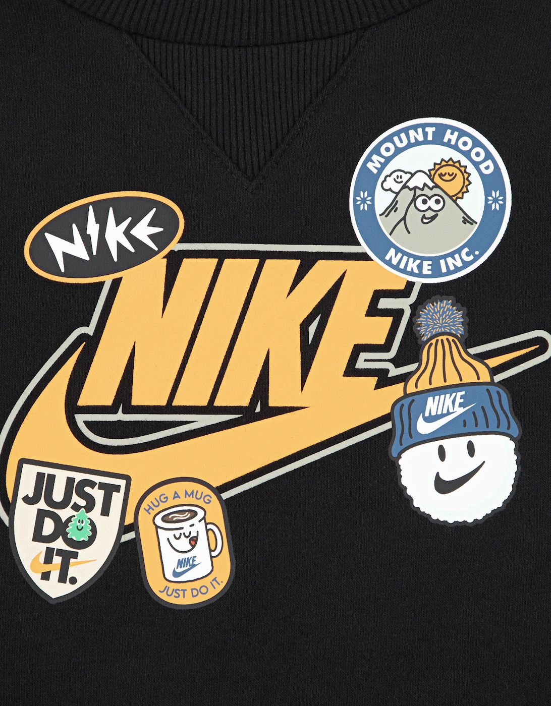 Kids Fleece Logo Tracksuit in Black