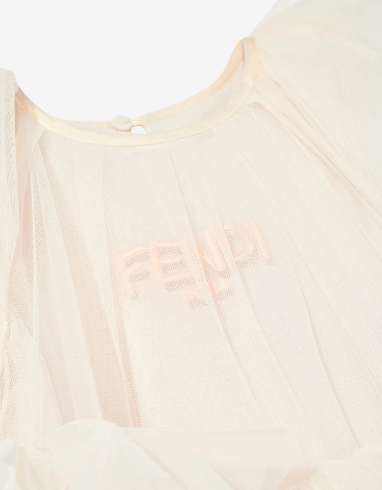 Girls Tulle Dress in Pink
