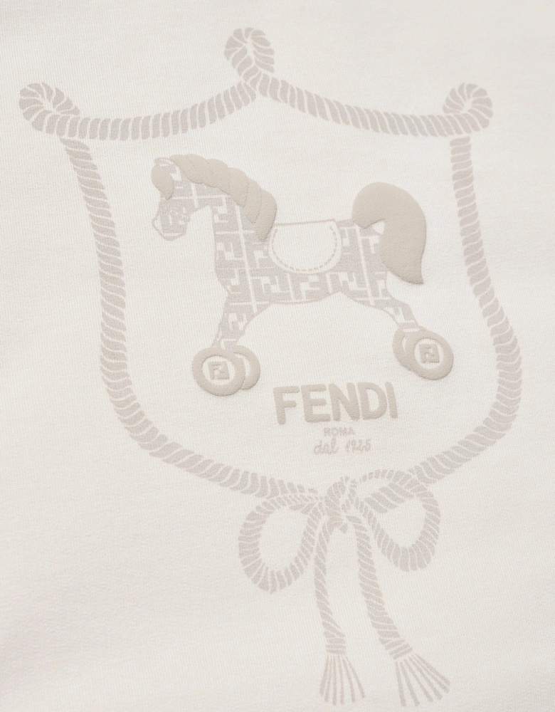 Baby Cotton Jersey Blanket in Beige (80cm)