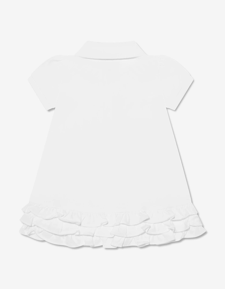Baby Girls Schiffli Dress With Bloomers in White
