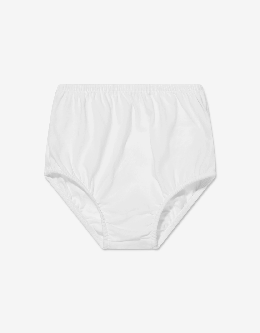 Baby Girls Schiffli Dress With Bloomers in White