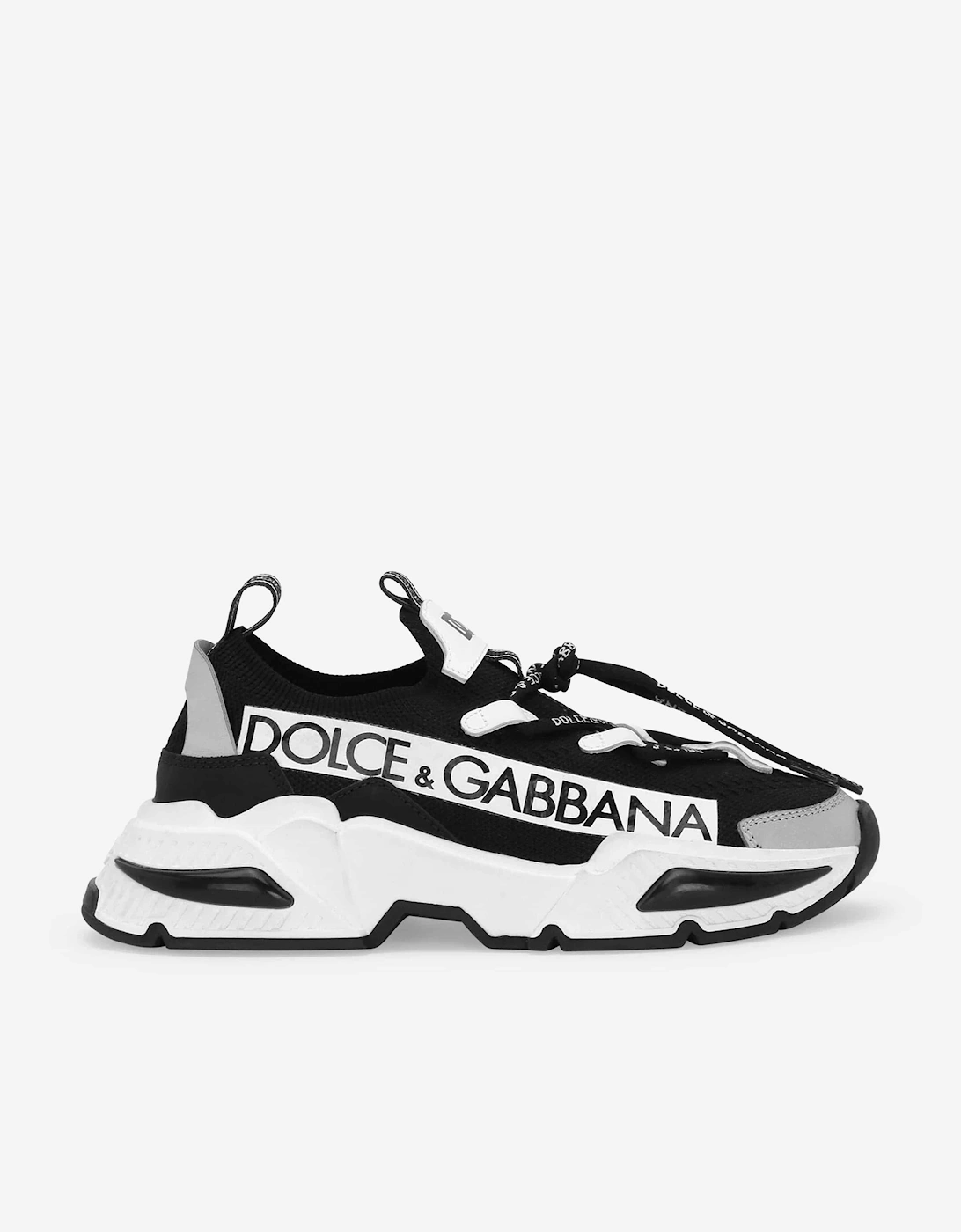 Dolce & Gabbana Boys White  Airmaster Trainers  - Size 3 Kids