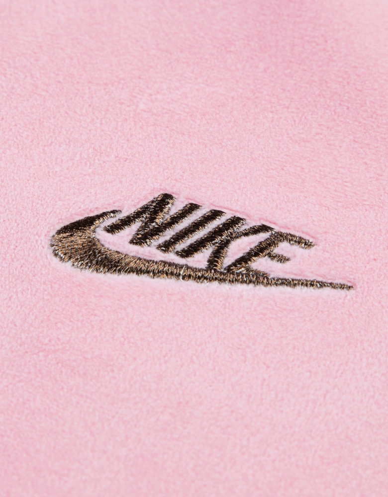 Baby Girls Velour Flare Legging Set in Pink