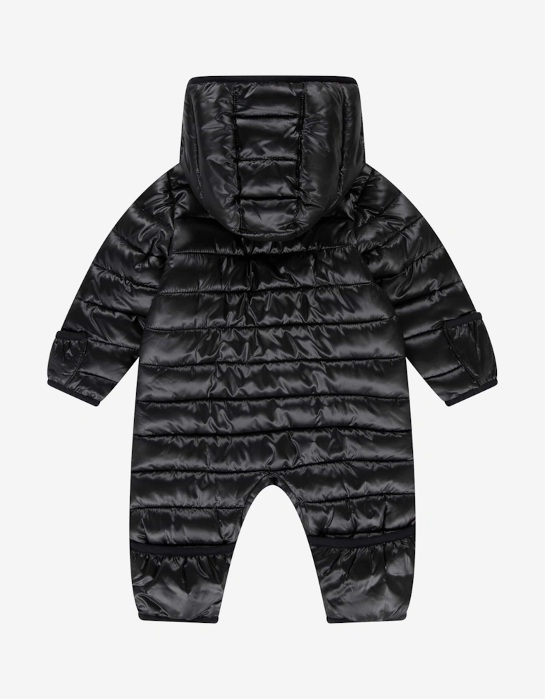 Baby Solid Snowsuit in Black