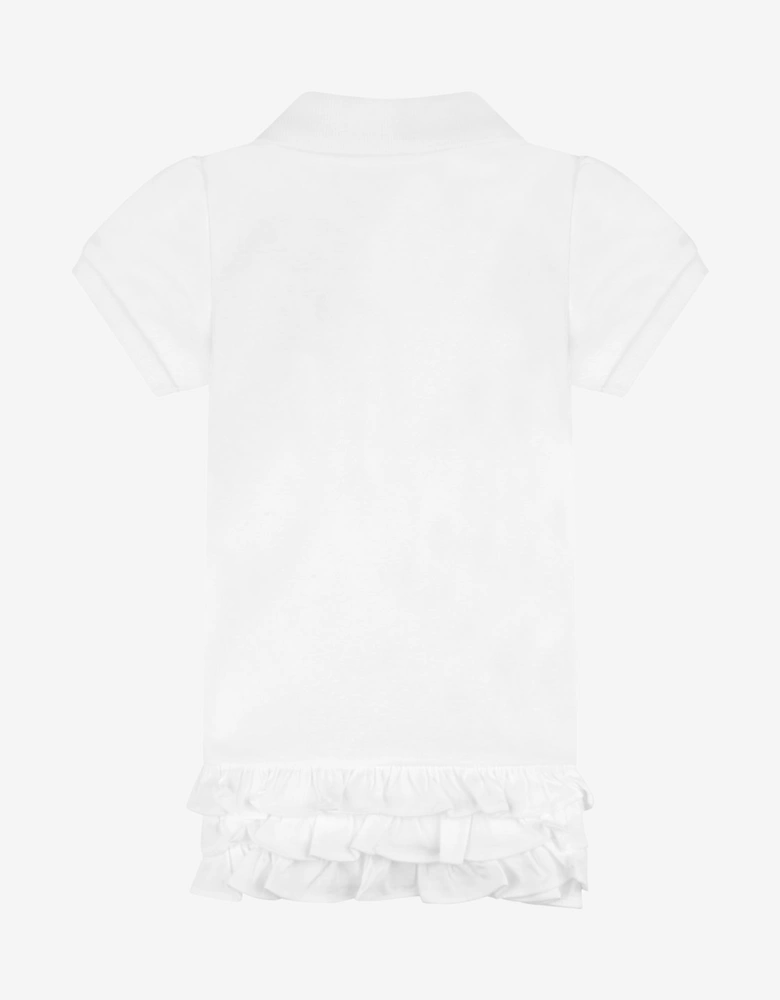 Baby Girls Schiffli Dress With Bloomers in White
