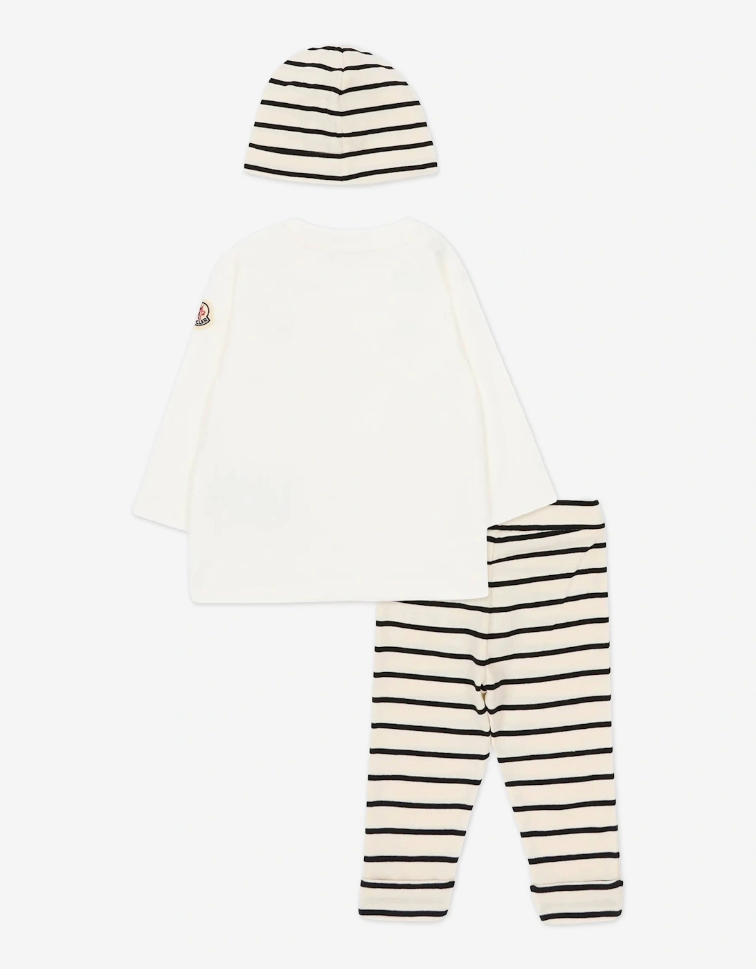 Moncler Girls White 'S Enfant Baby 3 Piece Legging Set In - : 9-12 Mths Kids