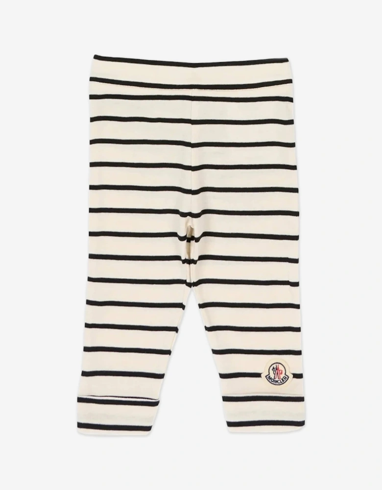 Enfant Baby 3 Piece Legging Set in White