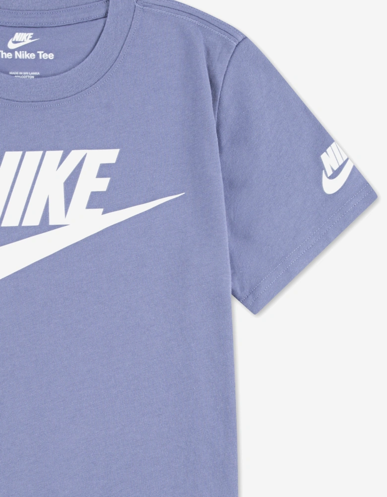 Kids Futura Evergreen T-Shirt in Blue