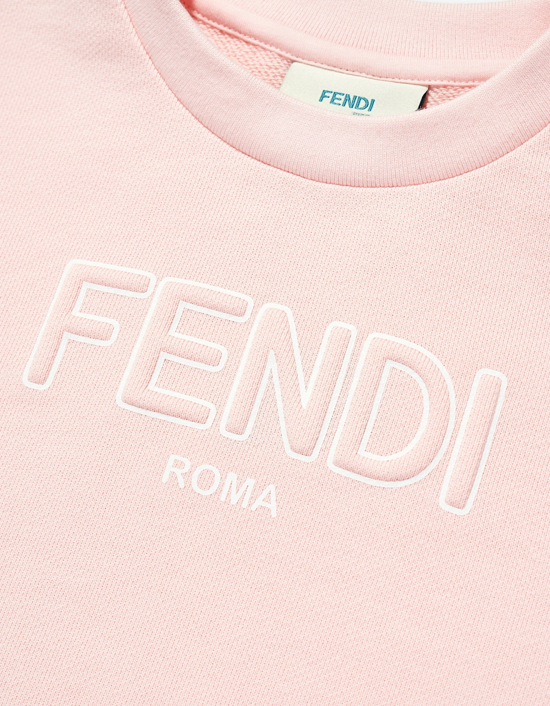 Girls Cropped Logo T-Shirt in Pink