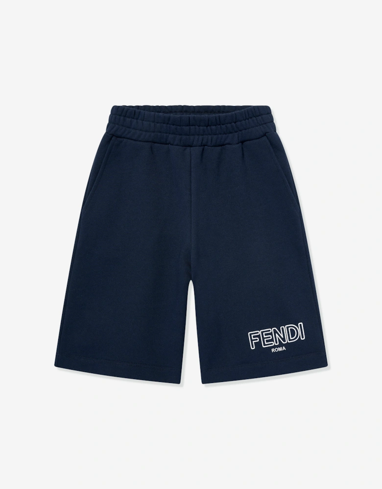Boys Logo Shorts in Navy