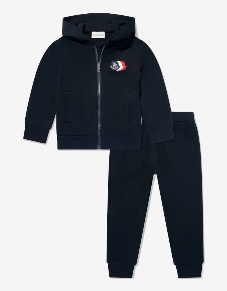 Enfant Boys Cotton Logo Tracksuit in Navy