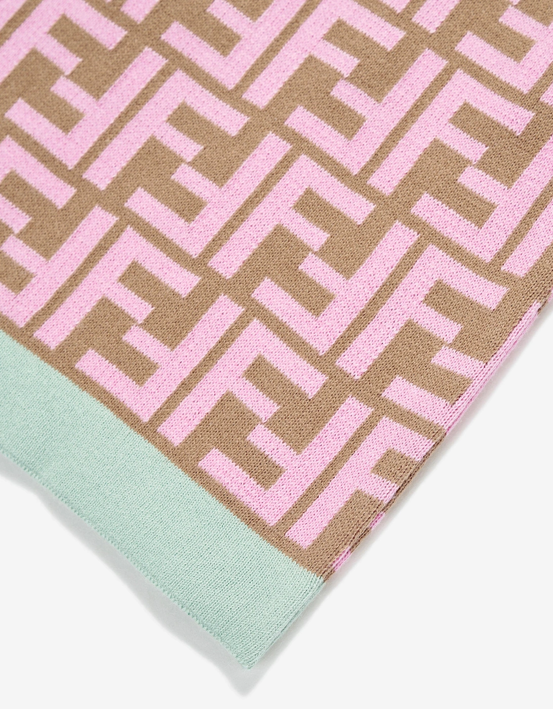 Girls FF Monogram Skirt in Brown