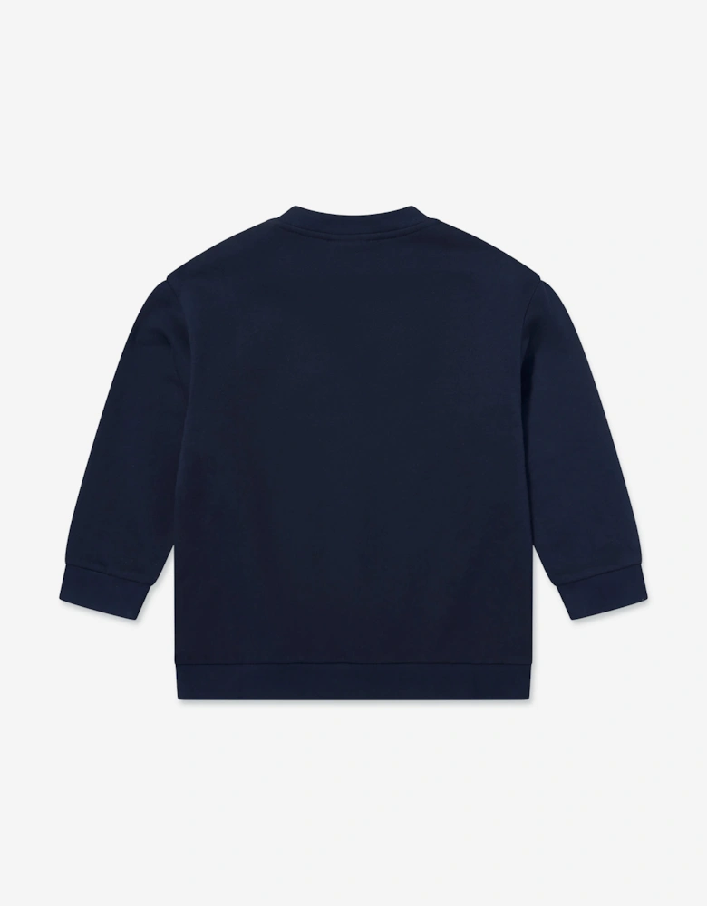 Boys Logo Sweatshirt in Navy