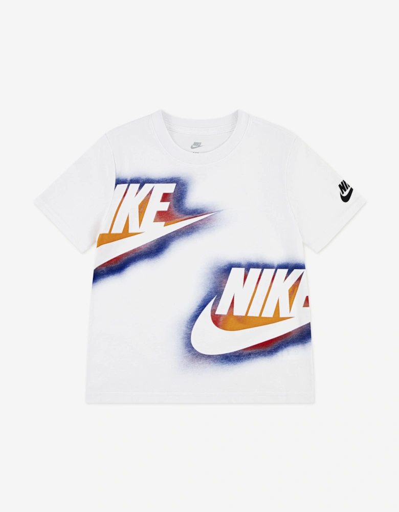 Boys Glow With Me T-Shirt in White