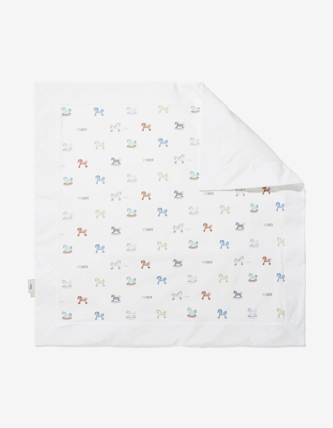 Baby Toy Horse Blanket in White, 5 of 4